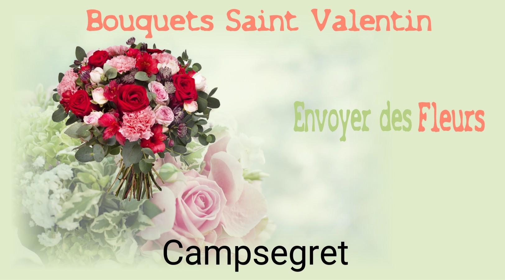 Roses de Saint-Valentin livrées à Campsegret